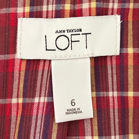 EUC Ann Taylor Loft Brown corduroy blazer jacket 6 - Picture 4 of 5